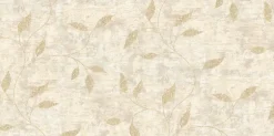 Advantage Kitchen & Bath Stonewall Vine Wallpaper - Neutral Gold