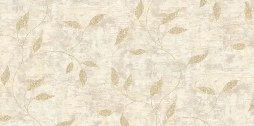 Advantage Kitchen & Bath Stonewall Vine Wallpaper - Neutral Gold