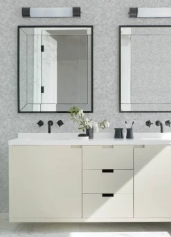 Advantage Kitchen & Bath Aged Patina Wallpaper - Pewter