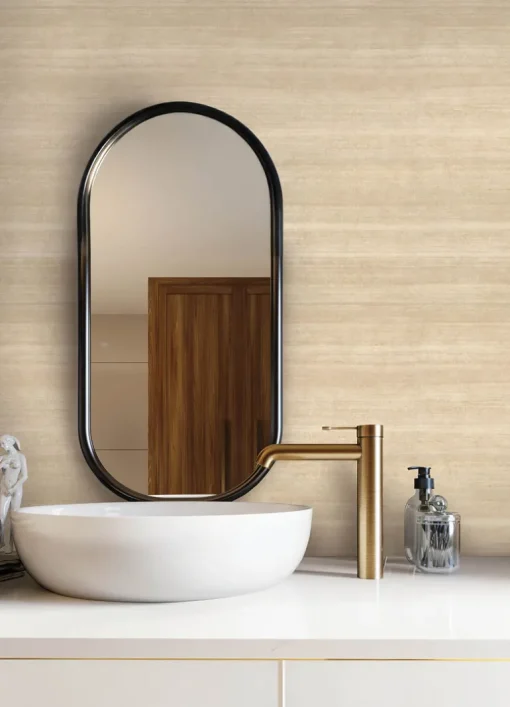 Advantage Kitchen & Bath First Light Wallpaper - Wheat