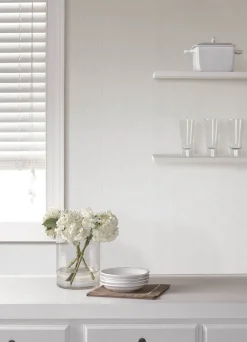 Advantage Kitchen & Bath Sunshower Stria Wallpaper - Cream