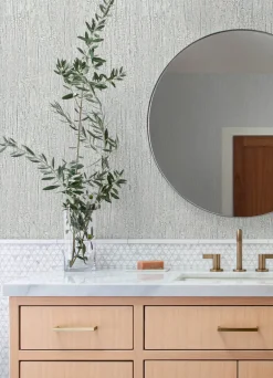 Advantage Kitchen & Bath Ironbark Wallpaper - Taupe