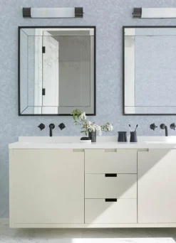 Advantage Kitchen & Bath Aged Patina Wallpaper - Sterling