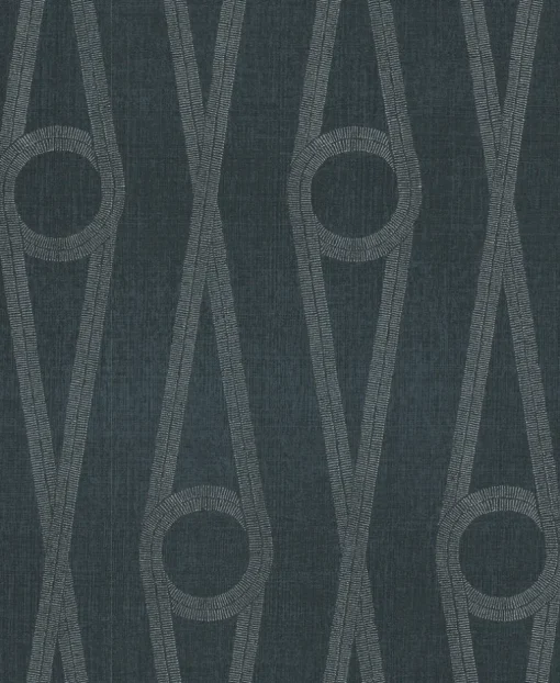 Antonina Vella Artifacts Henlein Wallpaper - Indigo