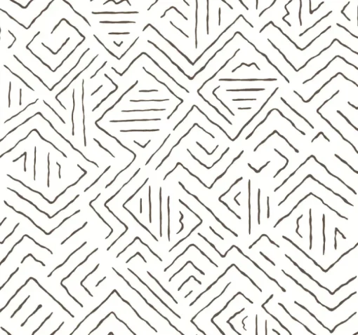 Antonina Vella Artifacts Sirih Wallpaper - Black & White