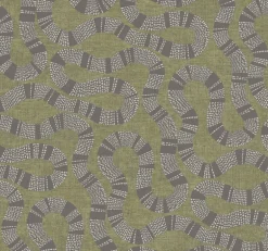 Antonina Vella Artifacts Ophidia Wallpaper - Olive