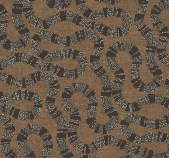 Antonina Vella Artifacts Ophidia Wallpaper - Brown