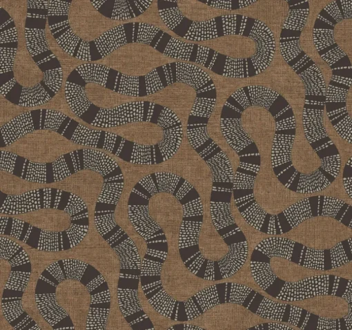 Antonina Vella Artifacts Ophidia Wallpaper - Brown