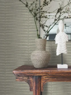 Antonina Vella Artifacts Iringa Wallpaper - Putty