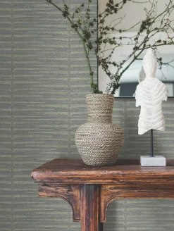 Antonina Vella Artifacts Iringa Wallpaper - Indigo