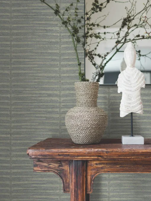 Antonina Vella Artifacts Iringa Wallpaper - Indigo