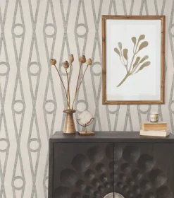 Antonina Vella Artifacts Henlein Wallpaper - Putty