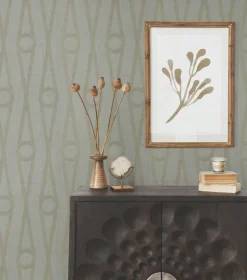 Antonina Vella Artifacts Henlein Wallpaper - Grey