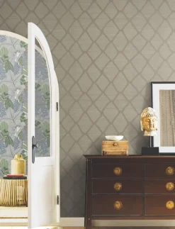 Antonina Vella Artifacts Tonga Wallpaper - Taupe
