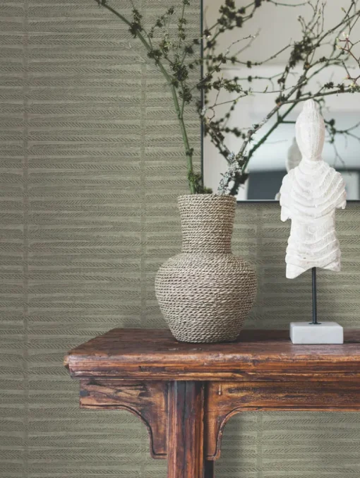 Antonina Vella Artifacts Iringa Wallpaper - Sage