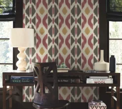 Antonina Vella Artifacts Patan Wallpaper - Ruby