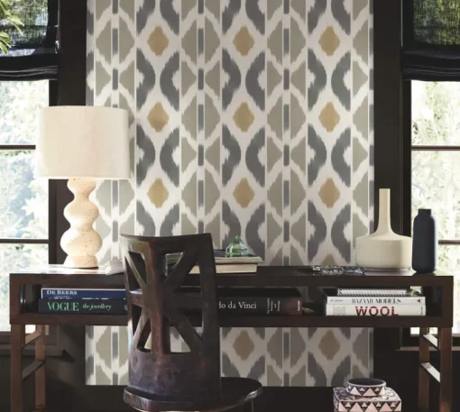 Antonina Vella Artifacts Patan Wallpaper - Taupe