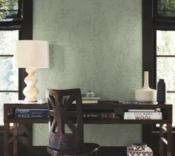 Antonina Vella Artifacts Allerton Bamboo Wallpaper - Sage