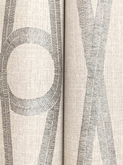 Antonina Vella Artifacts Henlein Wallpaper - Putty