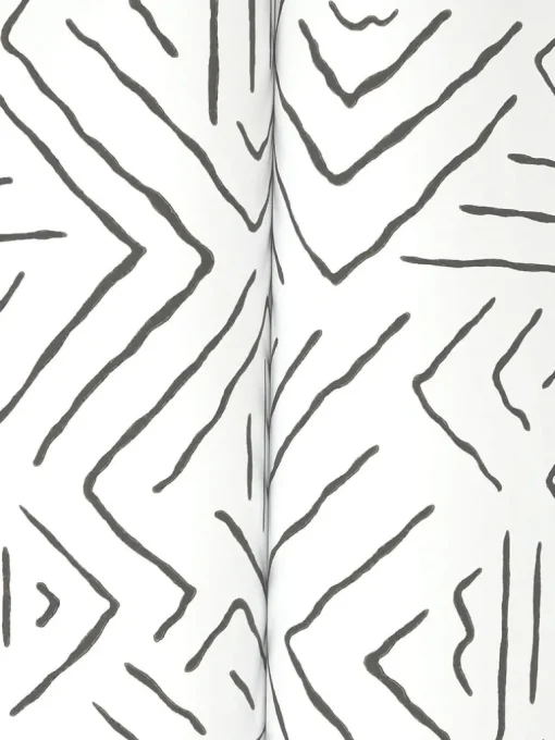 Antonina Vella Artifacts Sirih Wallpaper - Black & White