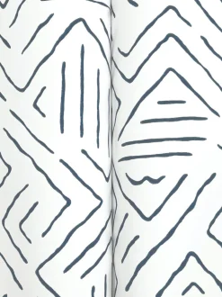 Antonina Vella Artifacts Sirih Wallpaper - Navy & White