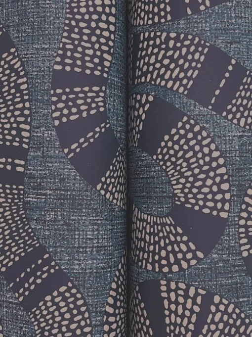 Antonina Vella Artifacts Ophidia Wallpaper - Navy