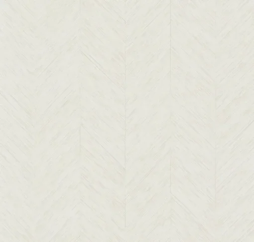 Antonina Vella Bohemian Luxe Metallic Chevron Wallpaper - White