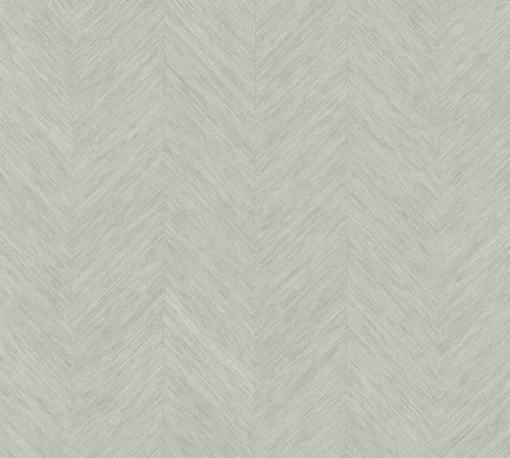 Antonina Vella Bohemian Luxe Metallic Chevron Wallpaper - Gray
