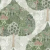 Antonina Vella Bohemian Luxe Mystic Forest Wallpaper - Green