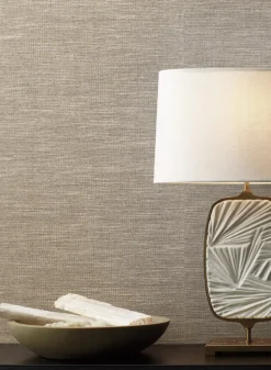 Antonina Vella Bohemian Luxe Paper & Thread Weave Wallpaper - Cream
