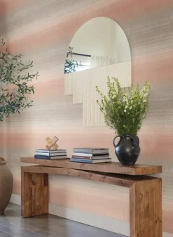 Antonina Vella Bohemian Luxe Desert Textile Wallpaper - Pink