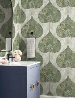 Antonina Vella Bohemian Luxe Mystic Forest Wallpaper - Green