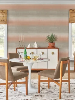 Antonina Vella Bohemian Luxe Desert Textile Wallpaper - Pink