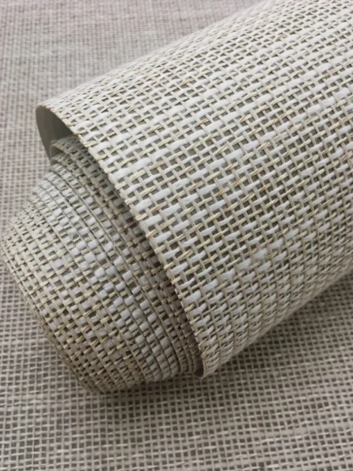 Antonina Vella Bohemian Luxe Paper & Thread Weave Wallpaper - Cream