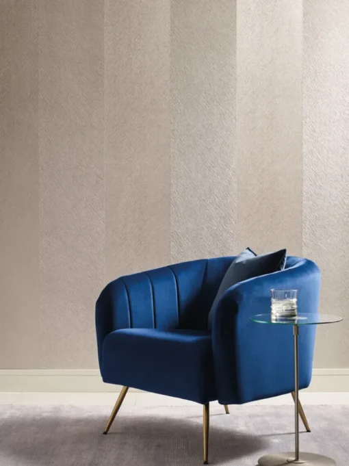 Antonina Vella Dazzling Dimensions Etched Chevron Wallpaper - Glint