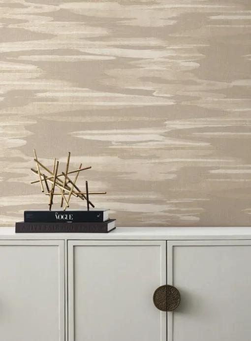 Antonina Vella Dazzling Dimensions Nimbus Wallpaper - Taupe