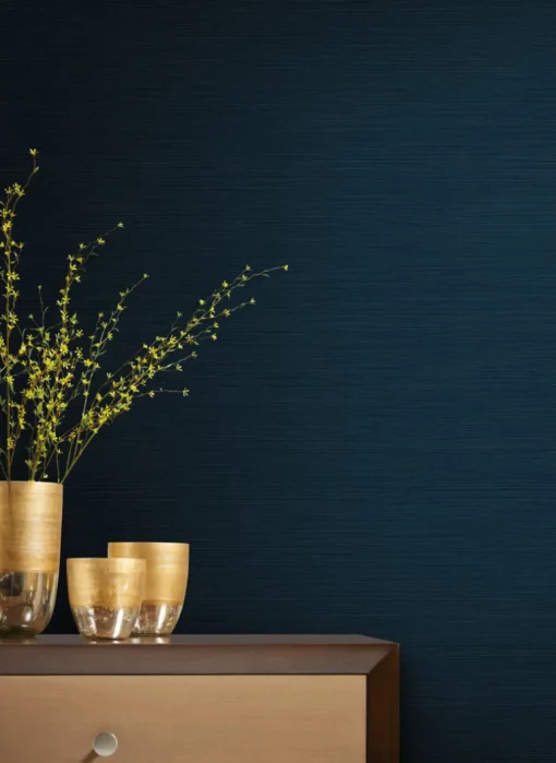 Antonina Vella Dazzling Dimensions Shining Sisal Wallpaper - Blue