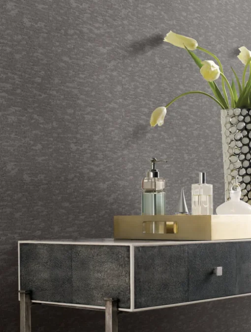Antonina Vella Dazzling Dimensions Weathered Cypress Wallpaper - Silver