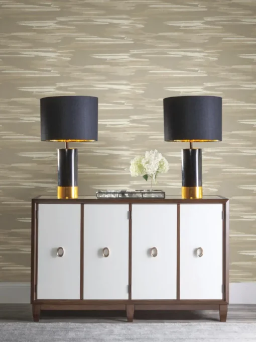 Antonina Vella Dazzling Dimensions Nimbus Wallpaper - Taupe