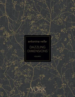Antonina Vella Dazzling Dimensions Natural Texture Wallpaper - Gold & Silver