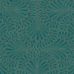 Antonina Vella Deco Cabaret Wallpaper - Blue