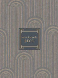 Antonina Vella Deco Cabaret Wallpaper - Blue
