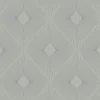 Antonina Vella Modern Metals Harlowe Wallpaper - Light Grey & Silver