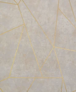 Antonina Vella Modern Metals Nazca Wallpaper - Neutral & Gold