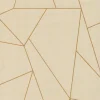 Antonina Vella Modern Metals Nazca Wallpaper - Pearl & Gold
