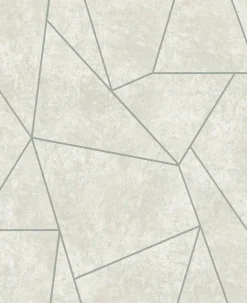Antonina Vella Modern Metals Nazca Wallpaper - Neutral & Silver