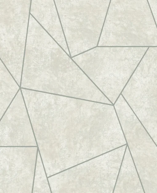 Antonina Vella Modern Metals Nazca Wallpaper - Neutral & Silver
