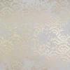 Antonina Vella Modern Metals Eclipse Wallpaper - White & Gold