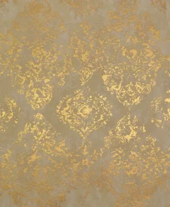 Antonina Vella Modern Metals Stargazer Wallpaper - Almond & Gold