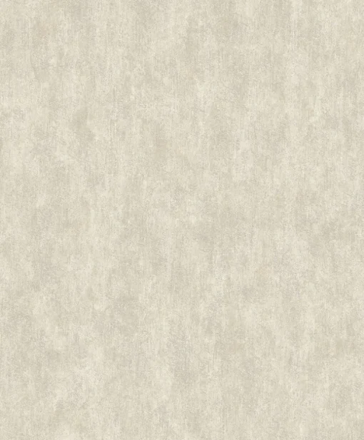 Antonina Vella Modern Metals Shimmering Patina Wallpaper - Silver on Grey